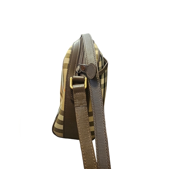 Burberrys Vintage Haymarket Check Canvas Crossbody w/ COA - Picture 3 of 11